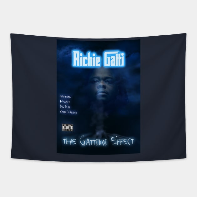 The Gatti Boi Effect Richie Gatti tee Tapestry by Art Of Lunatik