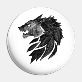 The Fenris WOLF of the old world (dark) Pin