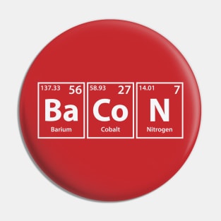 Bacon Elements Spelling Pin