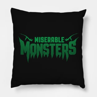 MISREABLE MONSTERS- comic logo Pillow