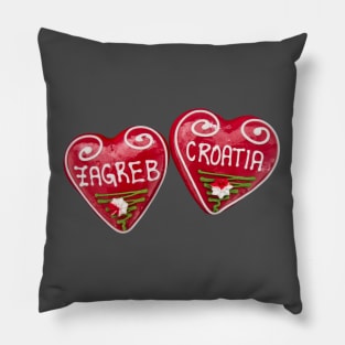 Zagreb, Croatia: Heart-Shaped Licitar Pillow