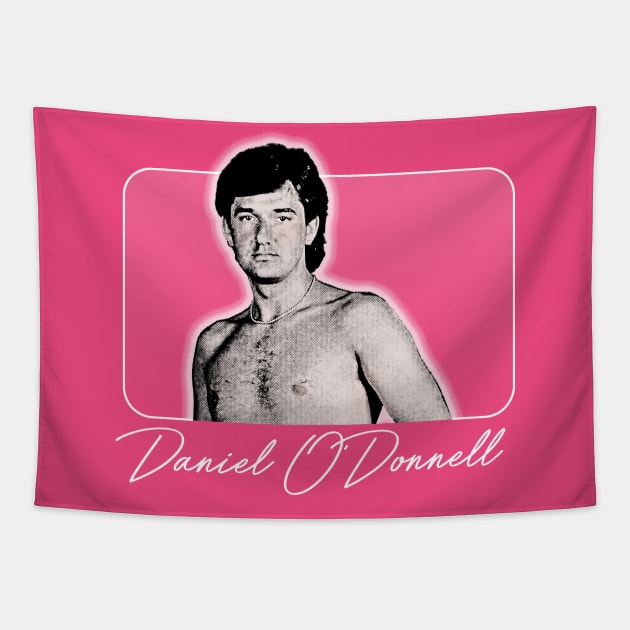 Retro Style Daniel O'Donnell Fan Design Tapestry by feck!