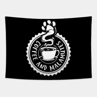 Coffee and Malamutes - Alaskan Malamute Tapestry