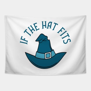 Teal If The Hat Fits Cheeky Witch® Tapestry