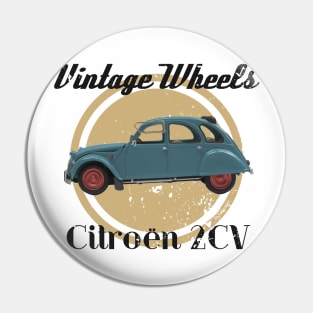 Vintage Wheels - Citroën 2CV Pin