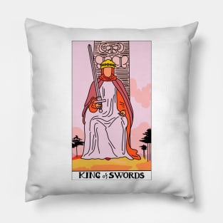 King of Swords Pillow