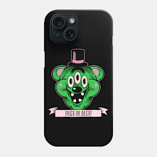 Pumpkin beer creepy Phone Case