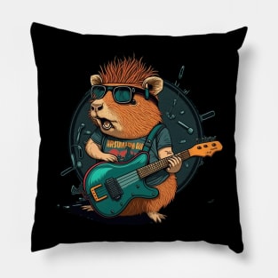 Capybara Rocker Pillow