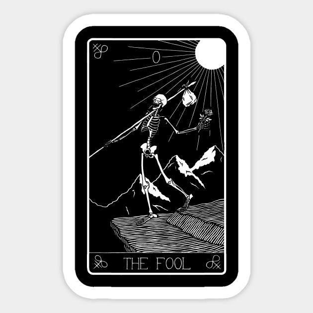 The Fool Tarot Card Tarot Sticker Teepublic