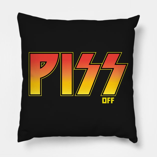 Piss off Pillow by Lazarino