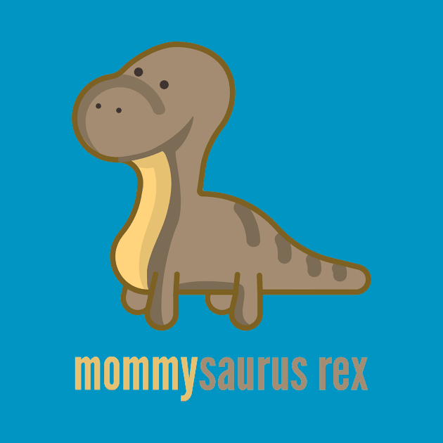 Mommysaurus Rex T-Shirt Dinosaur Family Shirts by DoggyStyles