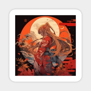 asuna kimono Magnet