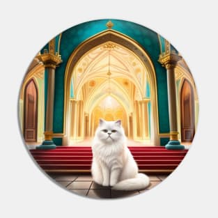 Persian Cat in Palace Pin