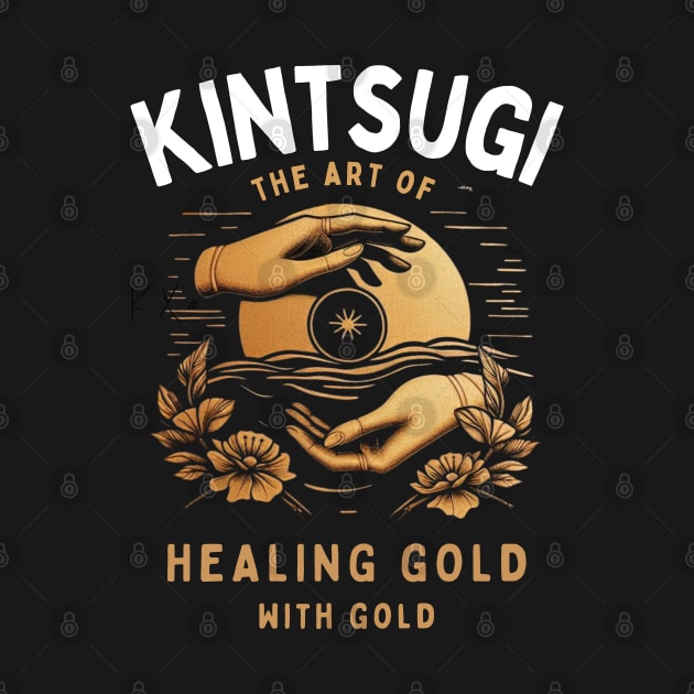 Kintsugi gold art for philosophy lovers by CachoGlorious