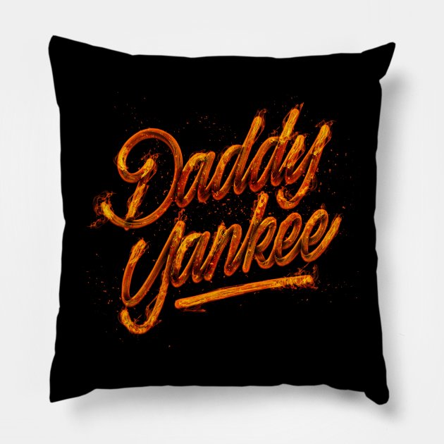 Daddy Yankee - Puerto Rican rapper, singer, songwriter, and actor Pillow by Hilliard Shop