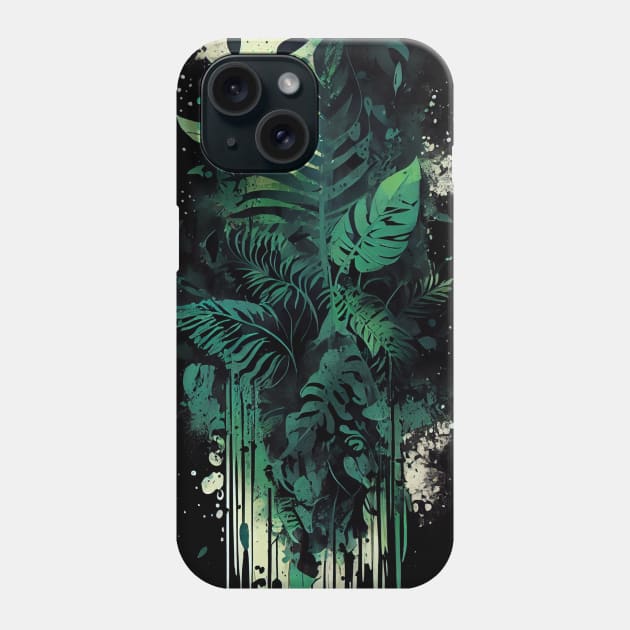 Tropical Trendsetter - Sleek Jungle Phone Case by mcmtshirts