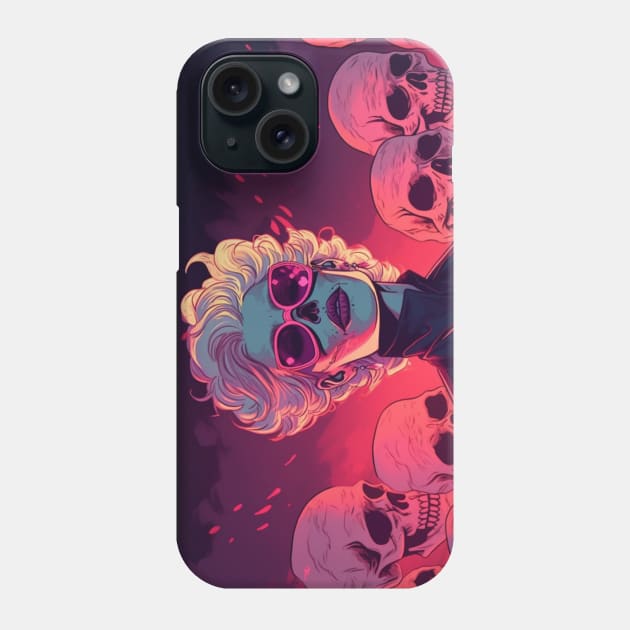 Muerta Day Of The Dead Phone Case by Nightarcade