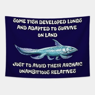 Relatives joke / Why fish evolved to survive on land Tapestry