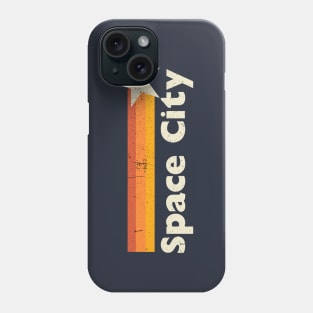 Retro Space City Phone Case