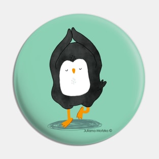 Yoga Penguin Pin