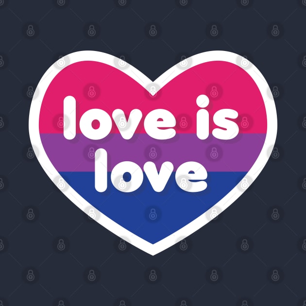 Love is love [Bisexual] by deadbeatprince typography