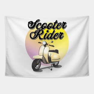 Scooter Rider Tapestry