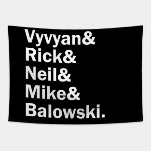 Funny Names x The Young Ones (Vyvyan, Rick, Neil, Mike, Balkowski) Tapestry