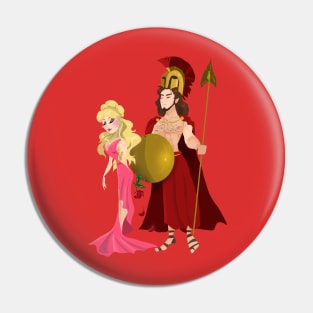 Aphrodite and Ares Pin