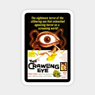 Classic Science Fiction Movie Poster - The Crawling Eye Magnet