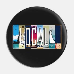 Delaware Local License Plates Pin