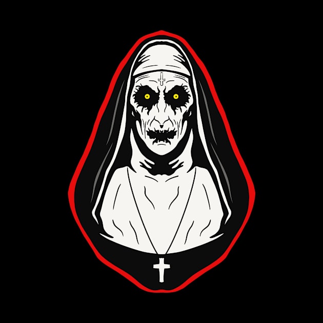 scary nun by Tameink