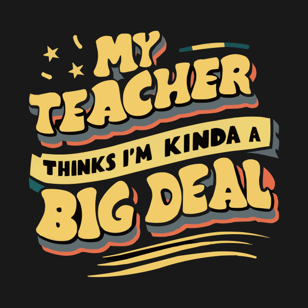 Retro Motivational Teacher Student T-Shirt Funny Student Tee by ARTA-ARTS-DESIGNS