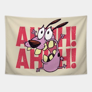 courage dog - ahh ahh ahh Tapestry