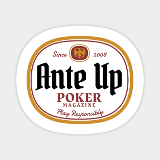 Ante Up Play Responsibly Magnet