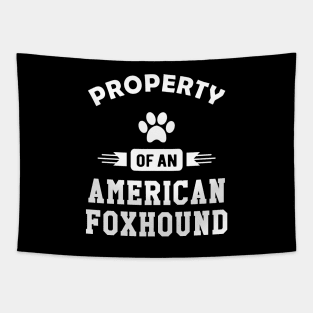 American Foxhound Dog - Property of an american foxhound Tapestry