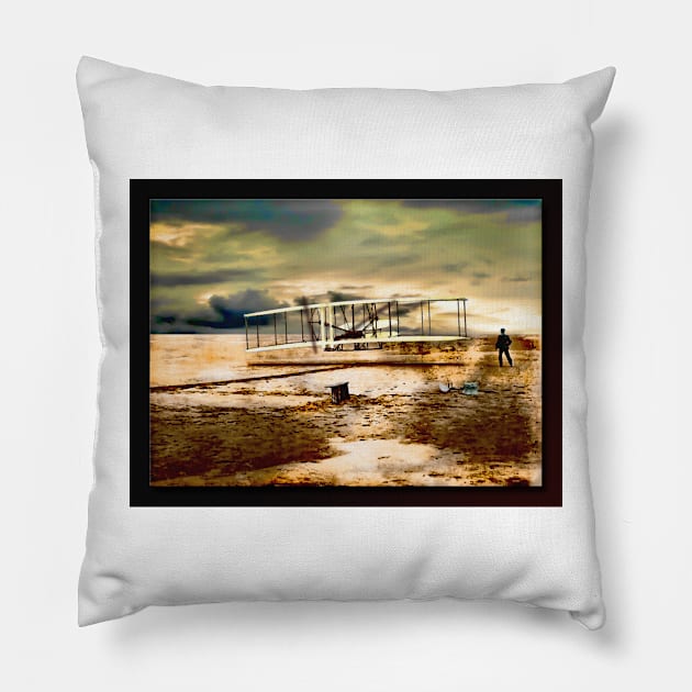 Kitty Hawk Pillow by rgerhard