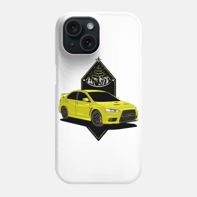 Lancer Evolution X Japan Car Phone Case by Car_Designer