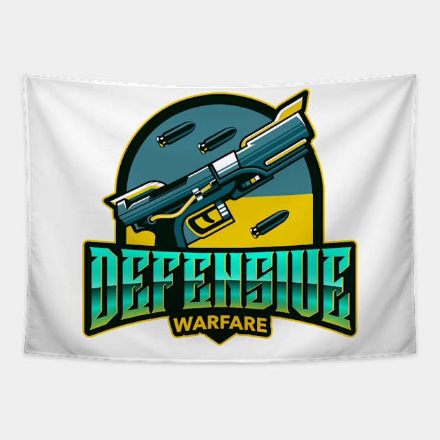 Defensive Warfare Tapestry by Aim For The Face