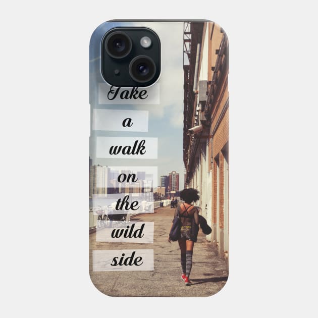 "Take a Walk On The Wild Side" - Lou Reed Phone Case by WitchDesign