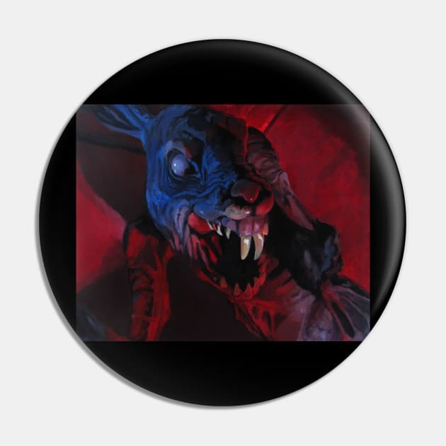 Twilight Zone: The Movie - Rabbit Horror Portrait Pin by AnnabelleLecter