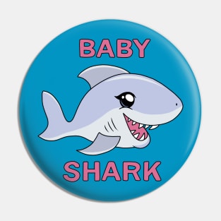 Kawaii Baby Shark Pin