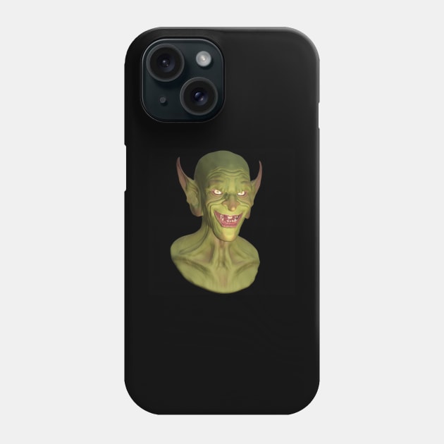 3D green devil Phone Case by 3D store REW