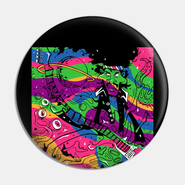 Hendrix Experience Pin by Camelo