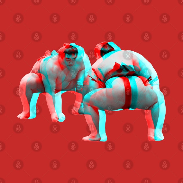 3D Sumo Wrestlers by MsGonzalez