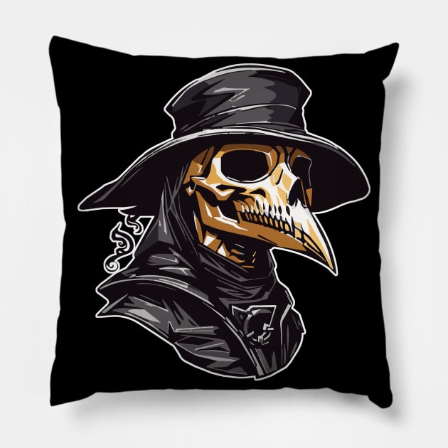 Plague Doctor Pillow by Elijah101