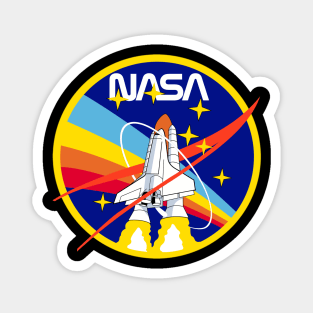 Retro USA Space Agency Magnet