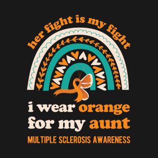 Multiple Sclerosis Awareness Aunt T-Shirt