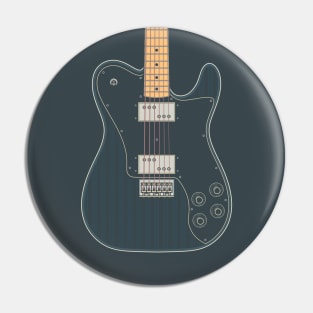 Dark Deluxe Telly Guitar Pin