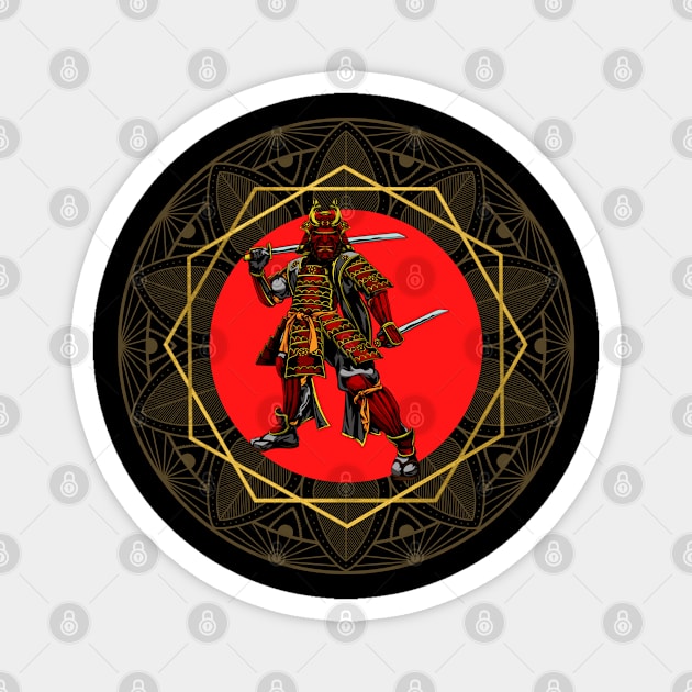 Samurai Magnet by Dark_Space