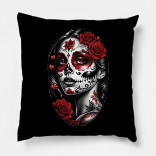 Crimson Candy Pillow